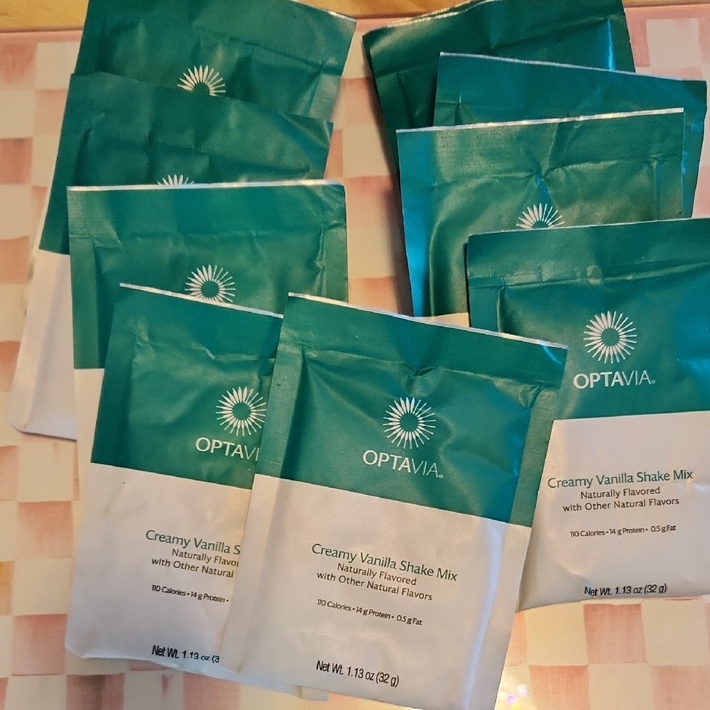Optavia Creamy Vanilla Shake Mix Packets - (11)